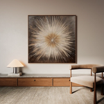 Abstract 979 Canvas Art 60 x 60 cm / Black