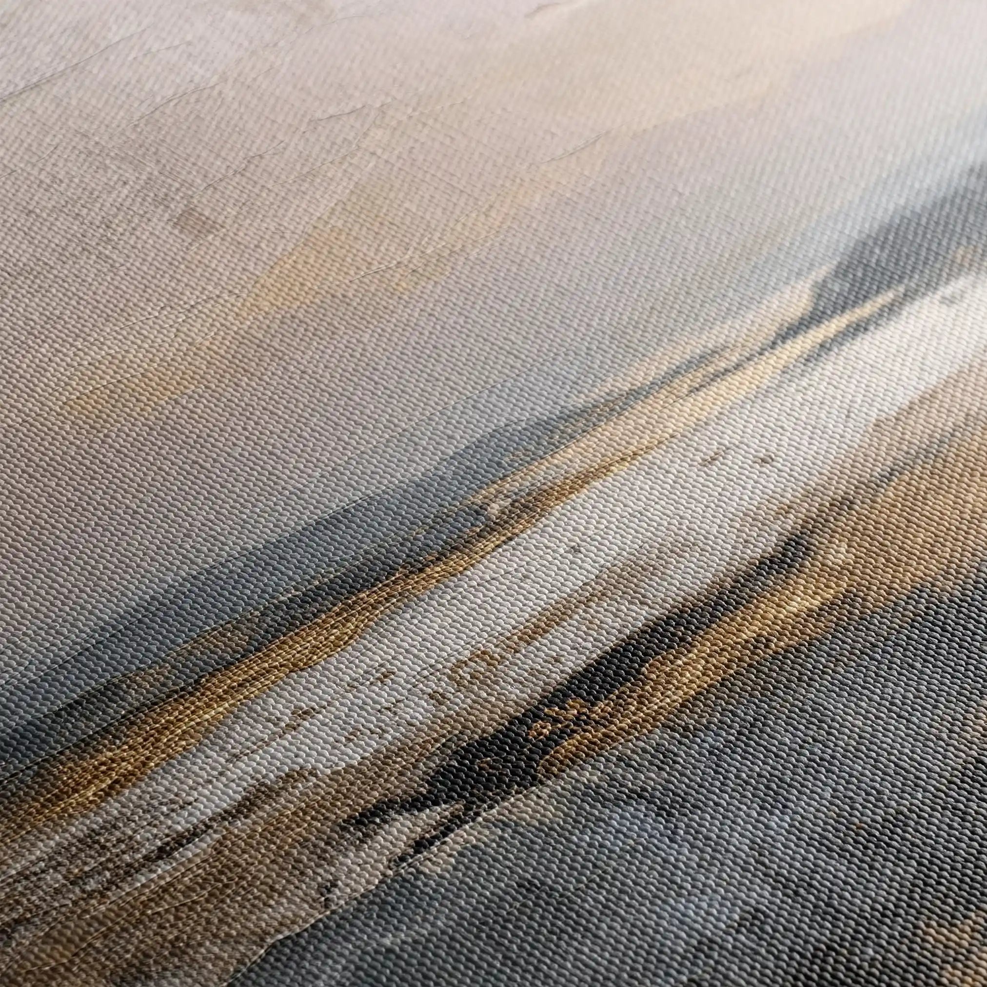 Abstract 980 Canvas Art 60 x 60 cm / Black