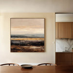 Abstract 981 Canvas Art 60 x 60 cm / Black