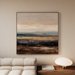 Abstract 981 Canvas Art 60 x 60 cm / Black