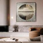 Abstract 982 Canvas Art 60 x 60 cm / Black