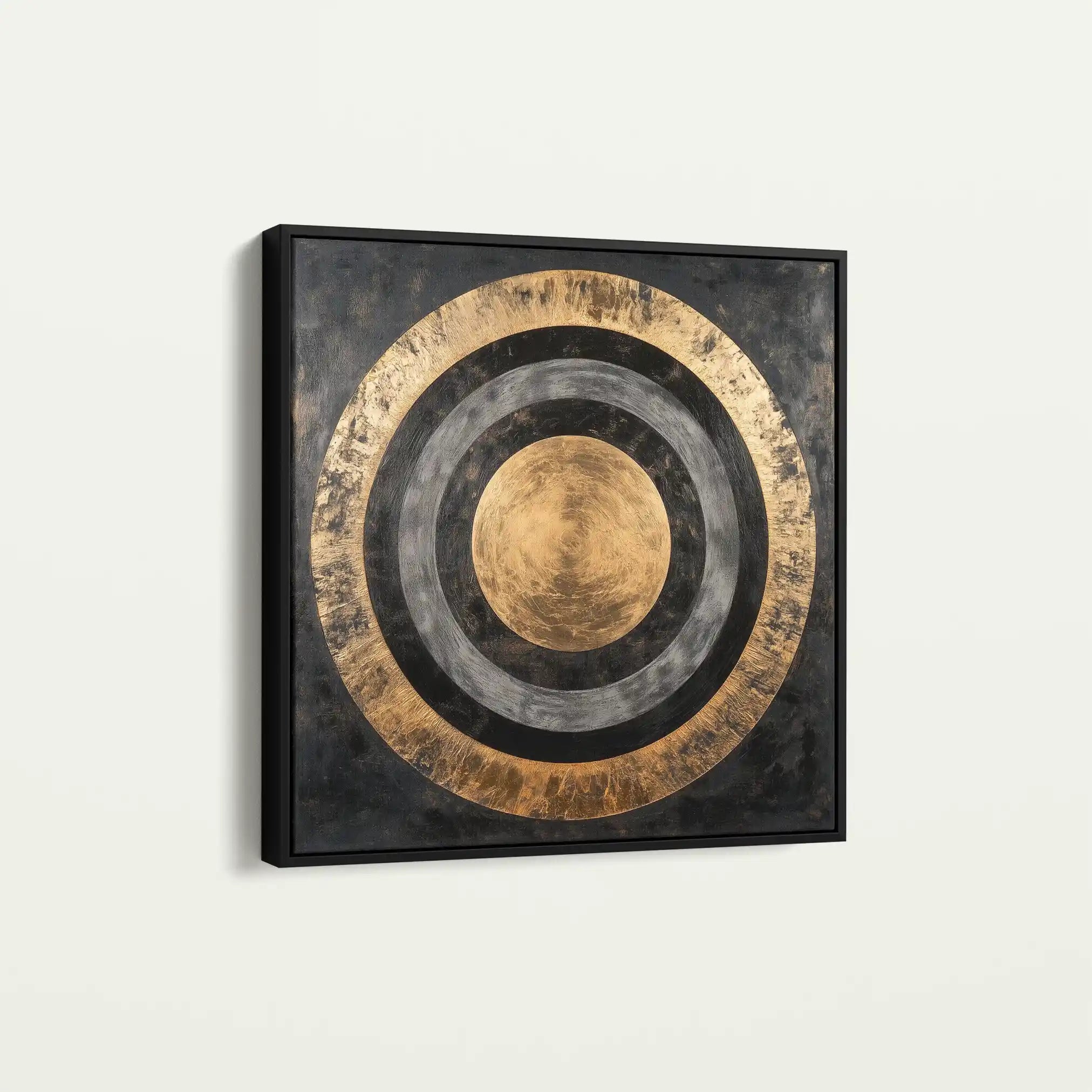 Abstract 984 Canvas Art 60 x 60 cm / Black