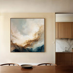 Abstract 985 Canvas Art 60 x 60 cm / Black