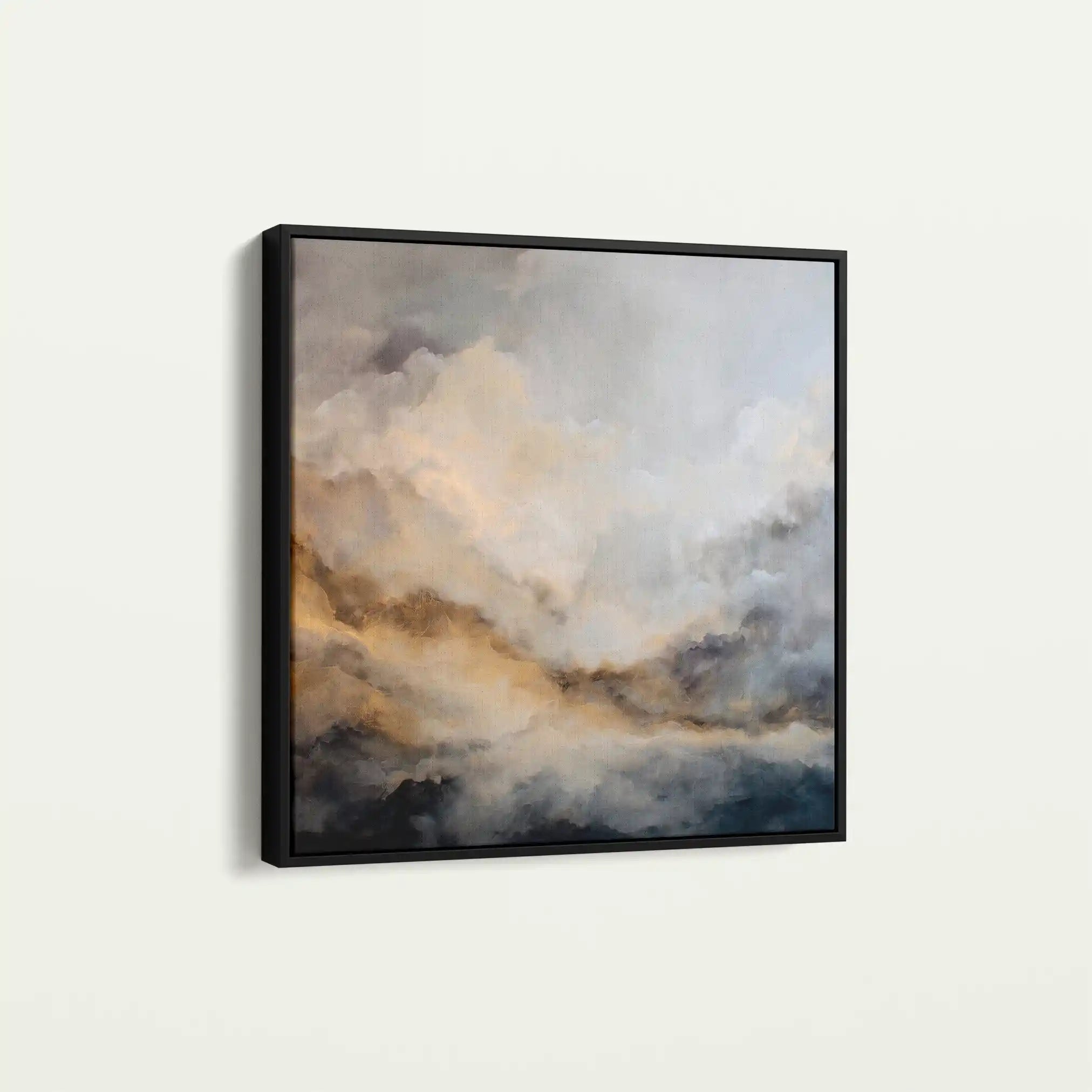 Abstract 986 Canvas Art 60 x 60 cm / Black