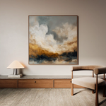 Abstract 987 Canvas Art 60 x 60 cm / Black