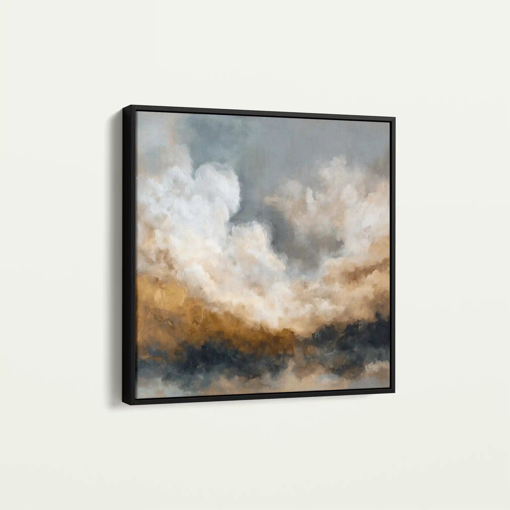 Abstract 987 Canvas Art 60 x 60 cm / Black