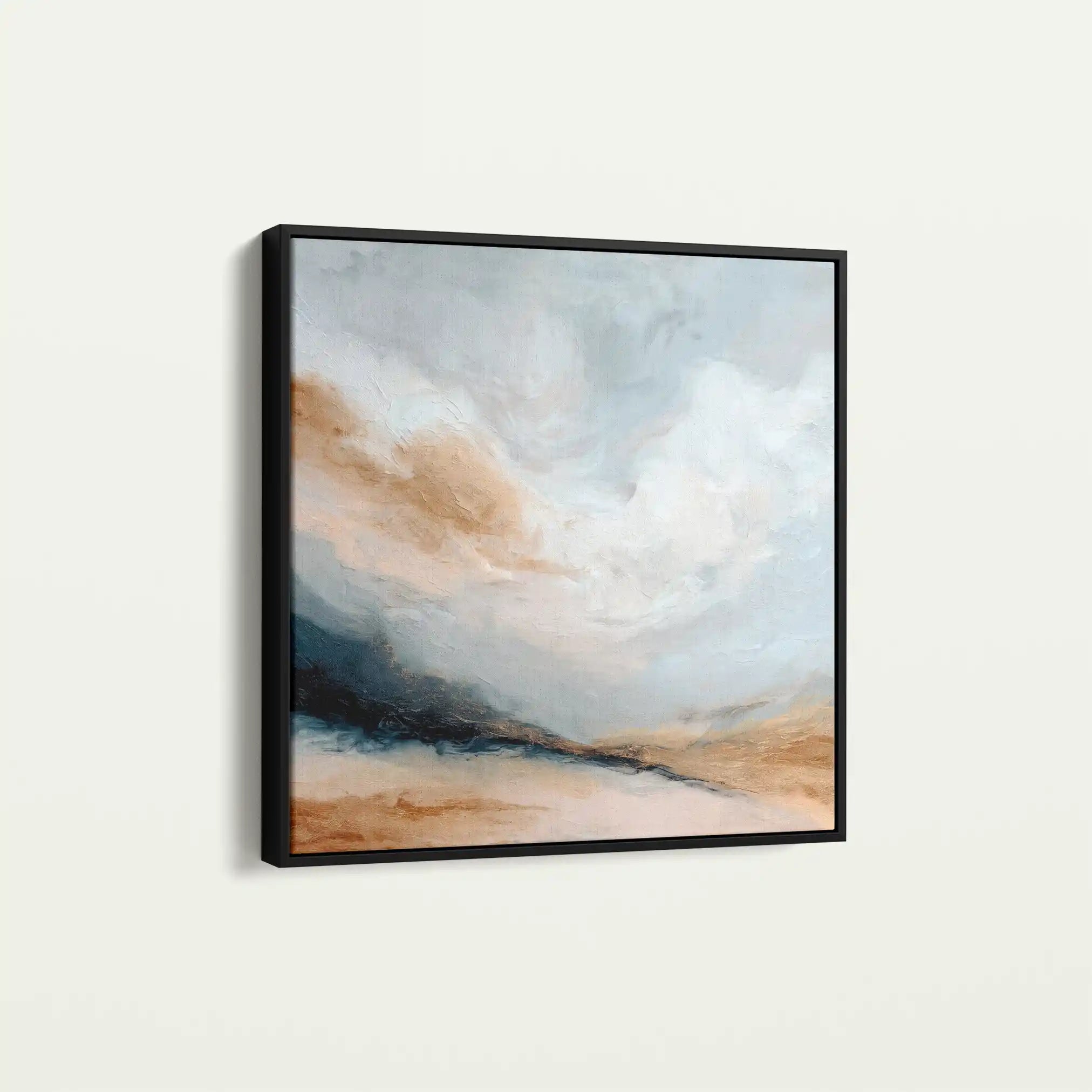 Abstract 988 Canvas Art 60 x 60 cm / Black
