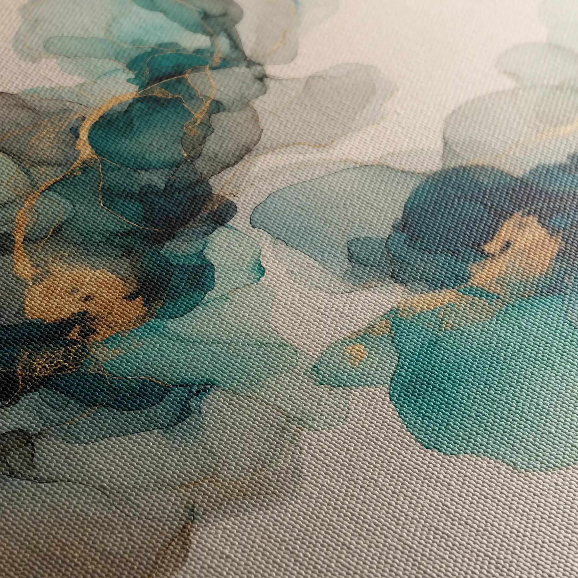 Abstract 990 Canvas Art 60 x 60 cm / Black