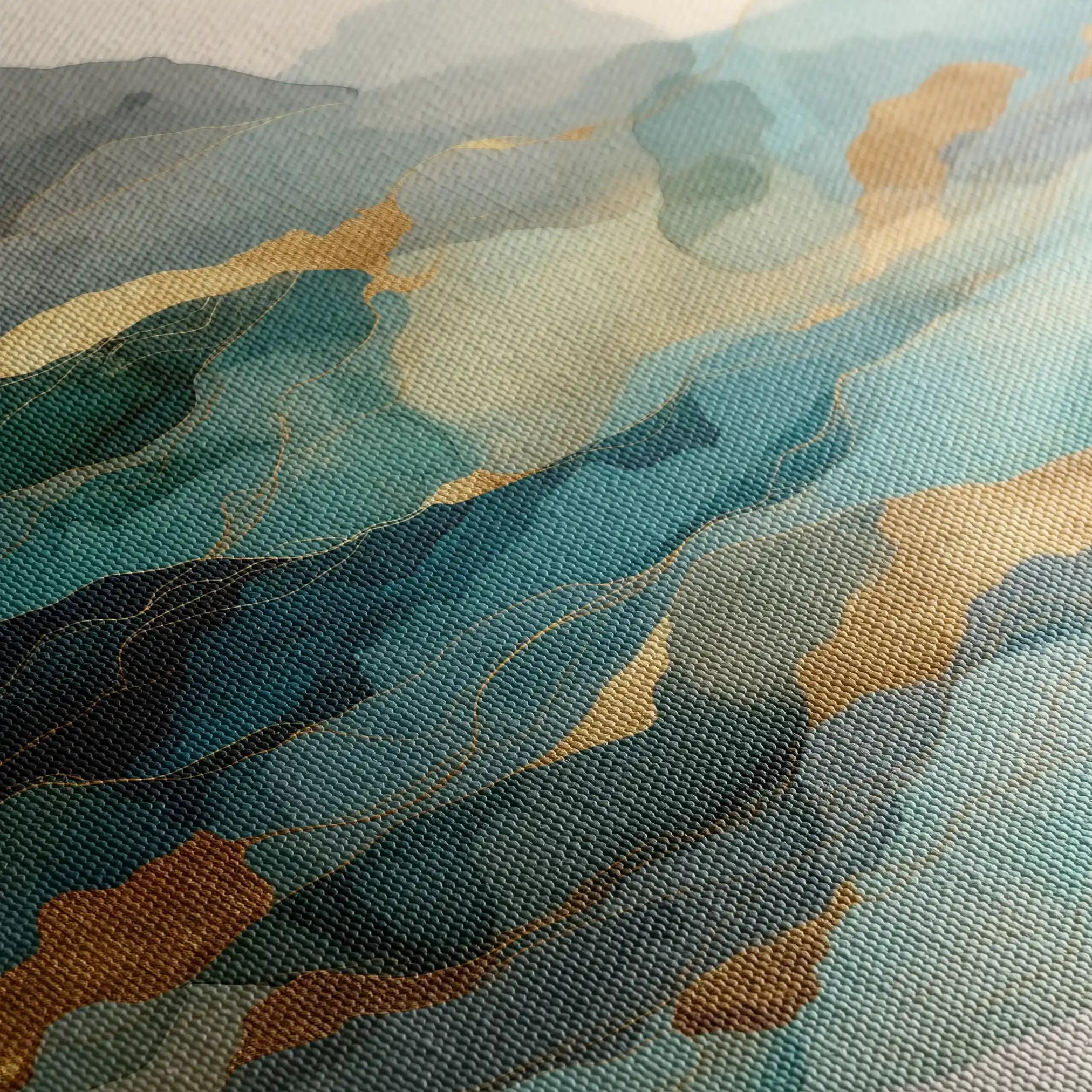 Abstract 991 Canvas Art 60 x 60 cm / Black