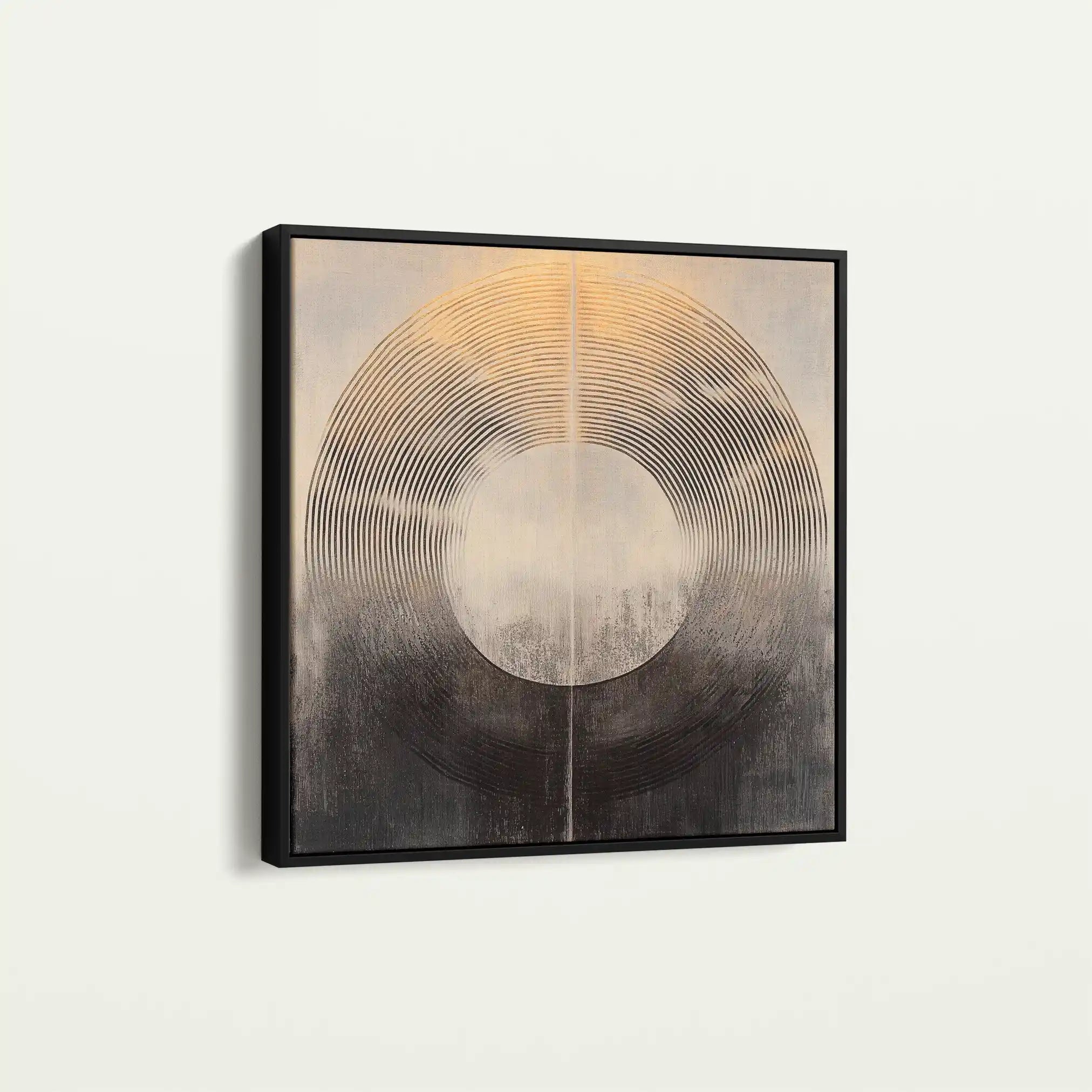 Abstract 993 Canvas Art 60 x 60 cm / Black