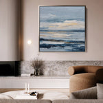 Abstract 995 Canvas Art 60 x 60 cm / Black