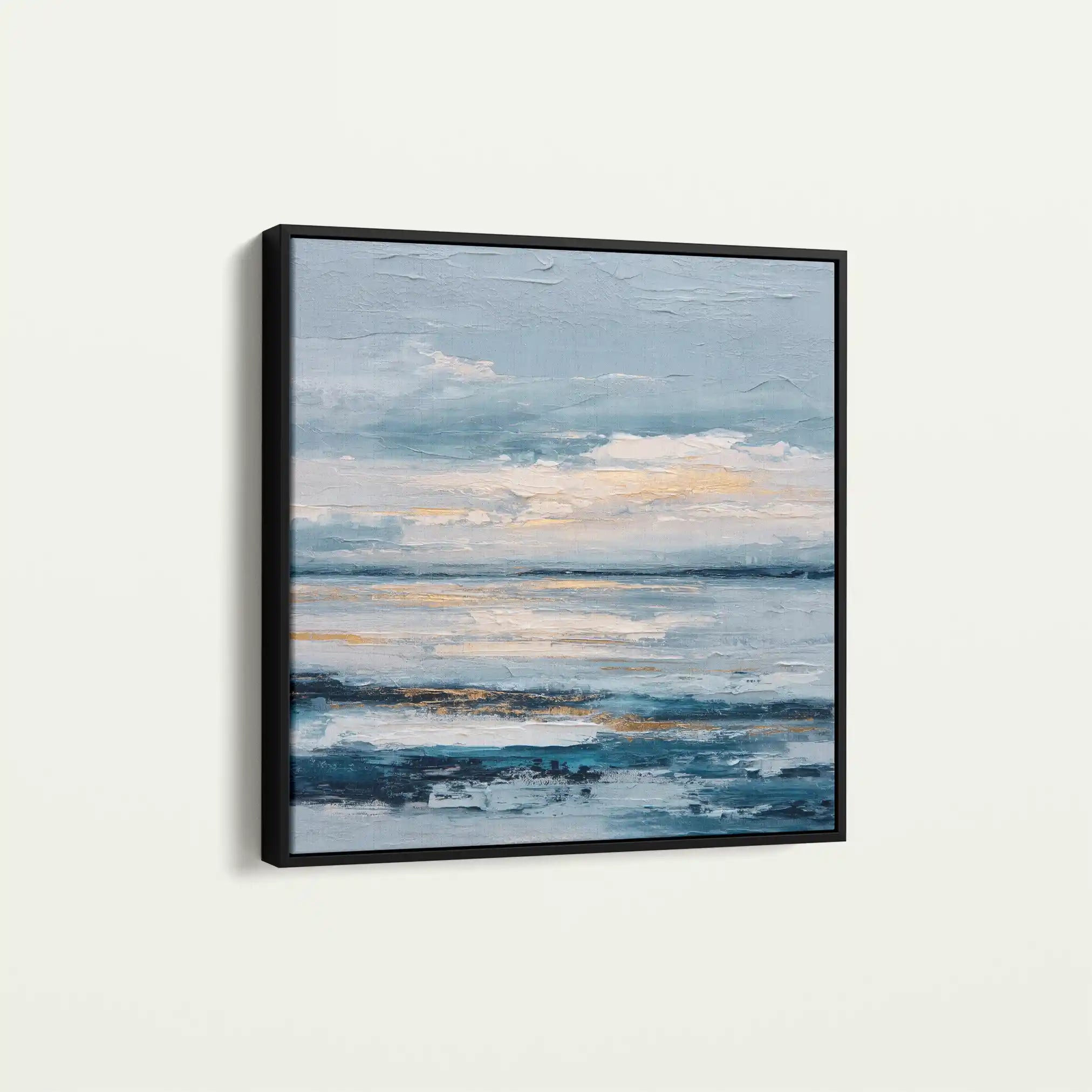 Abstract 995 Canvas Art 60 x 60 cm / Black