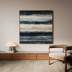 Abstract 996 Canvas Art 60 x 60 cm / Black