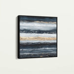 Abstract 996 Canvas Art 60 x 60 cm / Black