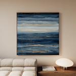 Abstract 997 Canvas Art 60 x 60 cm / Black