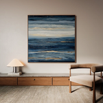 Abstract 997 Canvas Art 60 x 60 cm / Black