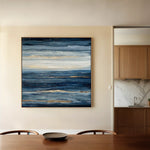 Abstract 997 Canvas Art 60 x 60 cm / Black