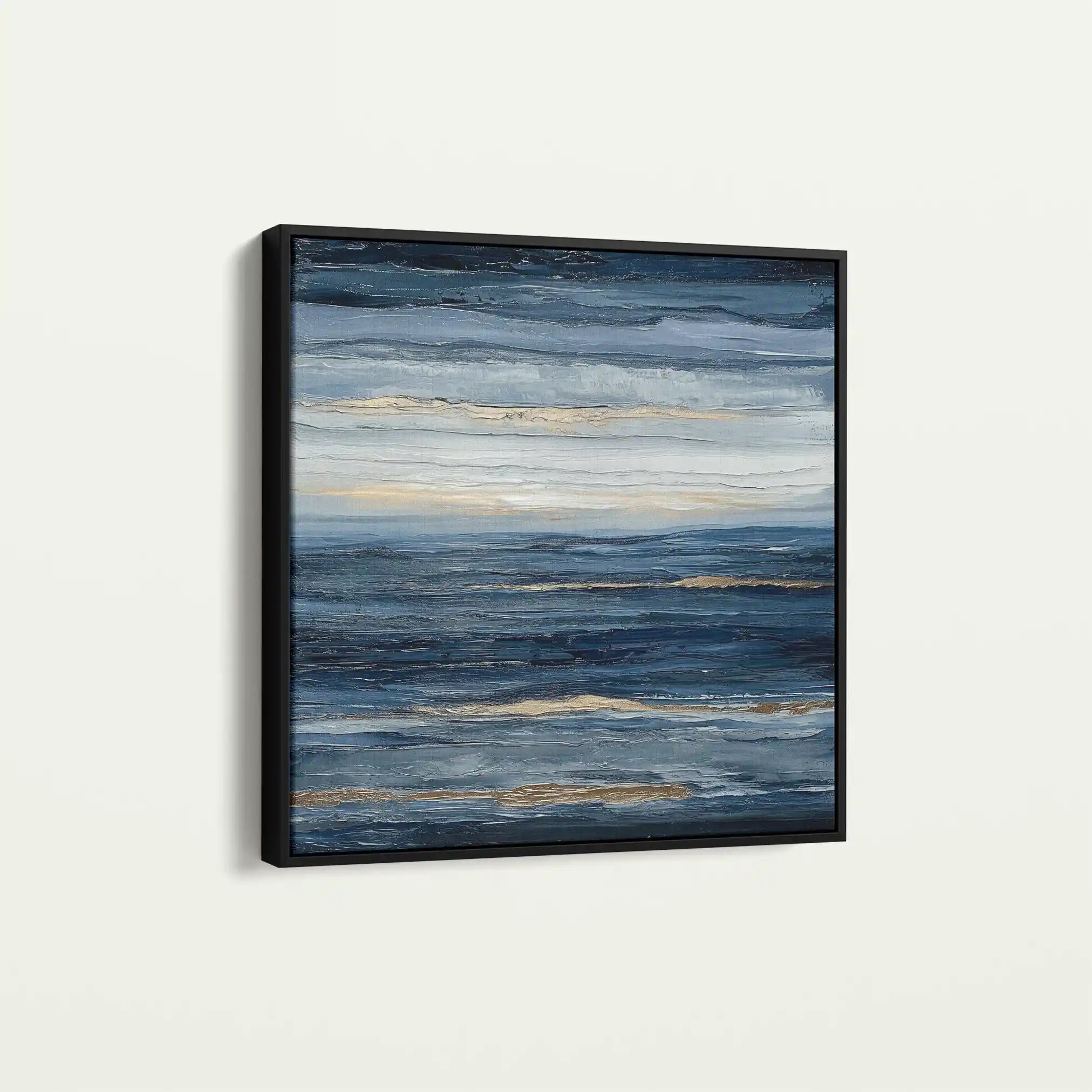 Abstract 997 Canvas Art 60 x 60 cm / Black