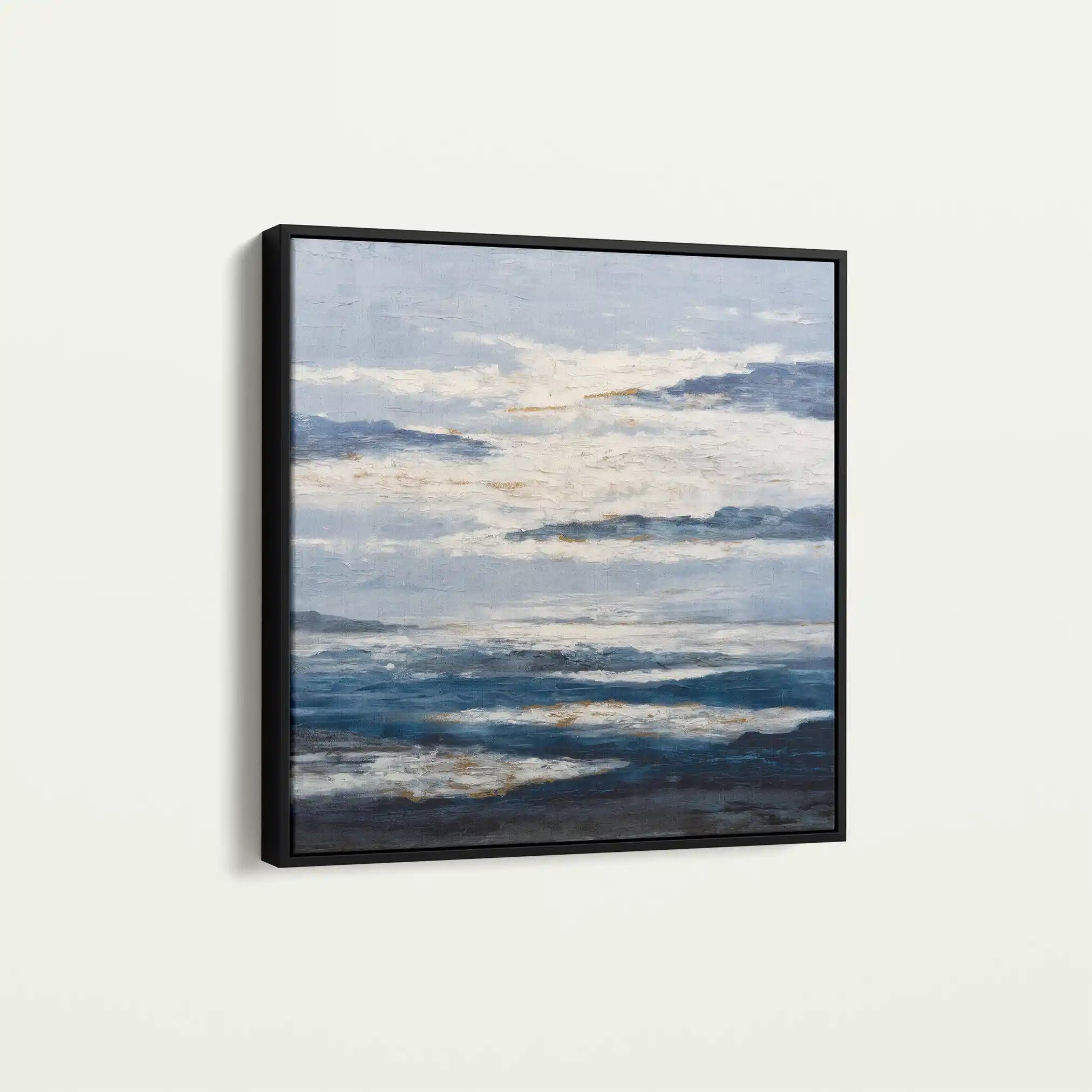 Abstract 998 Canvas Art 60 x 60 cm / Black